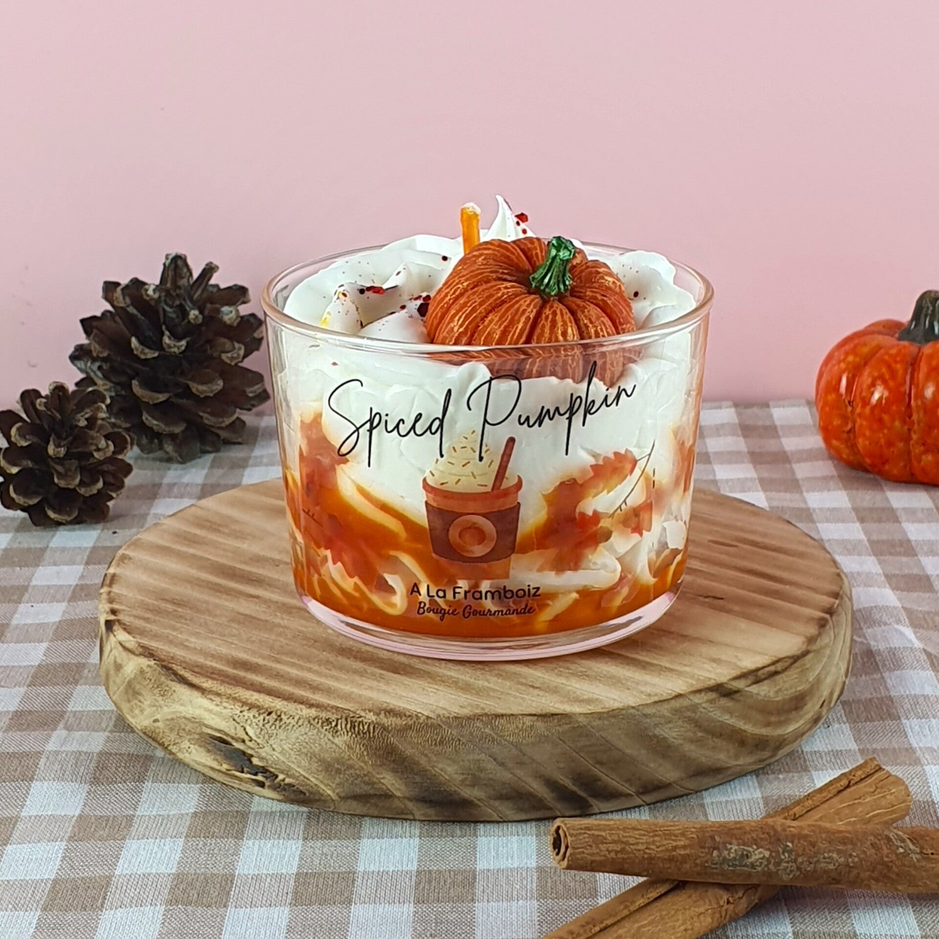 Bougie gourmande Spiced Pumpkin – Évasion d’automne