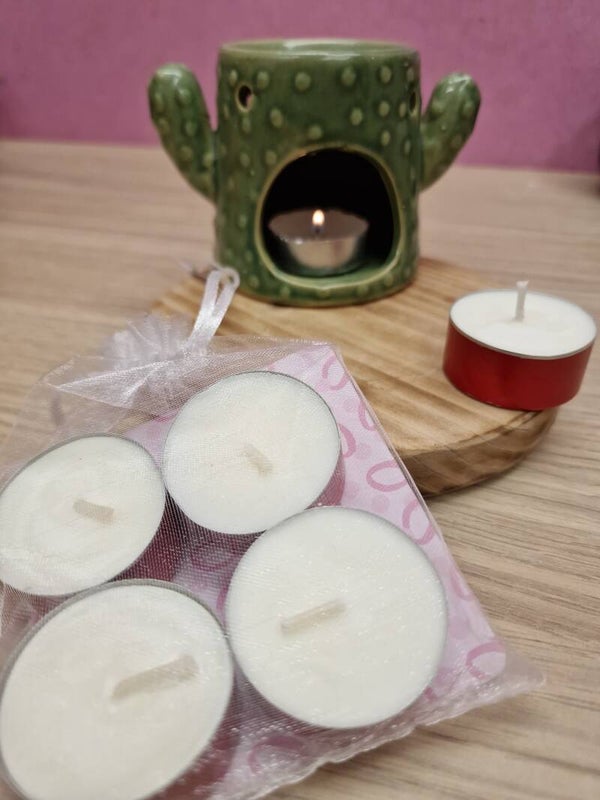 Bougie chauffe-plat x4