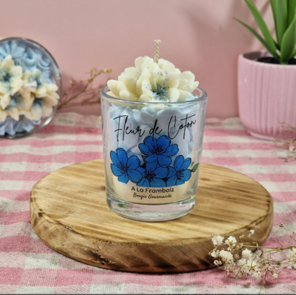 Petite bougie gourmande Fleur de coton