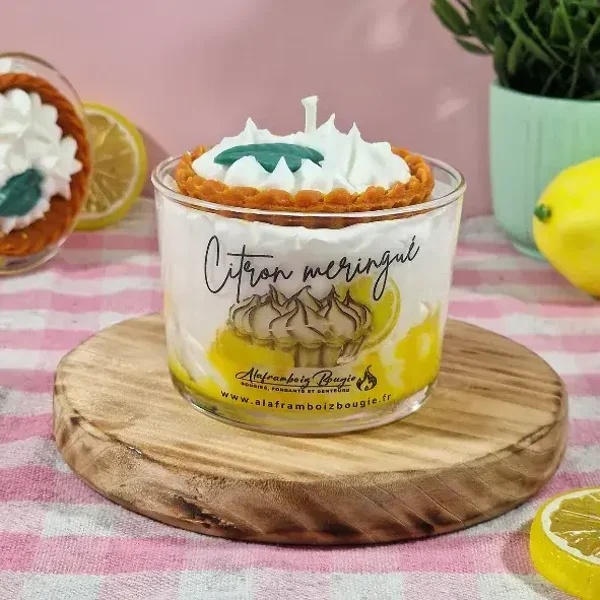 Bougie gourmande Citron meringué