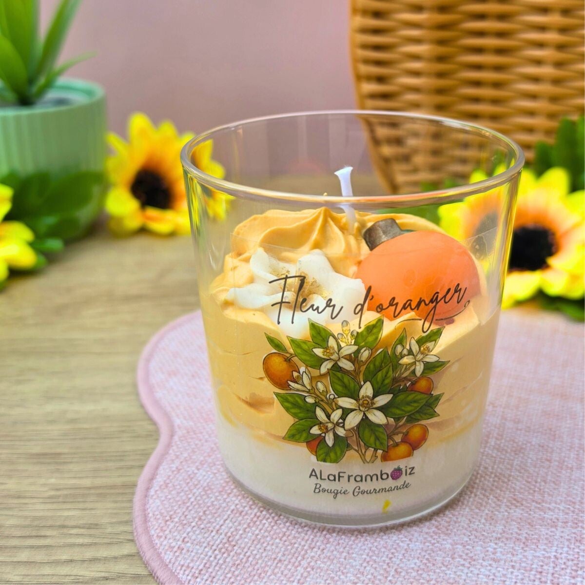 Bougie gourmande Fleur d'Oranger - Collection Été