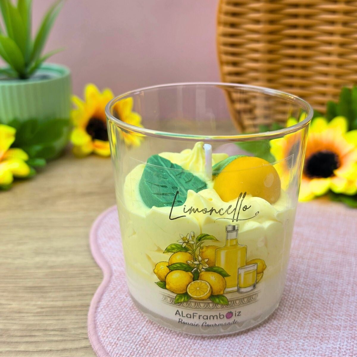 Bougie gourmande Limocello - Collection Été