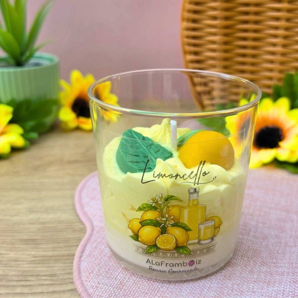 Bougie gourmande Limocello - Collection Été