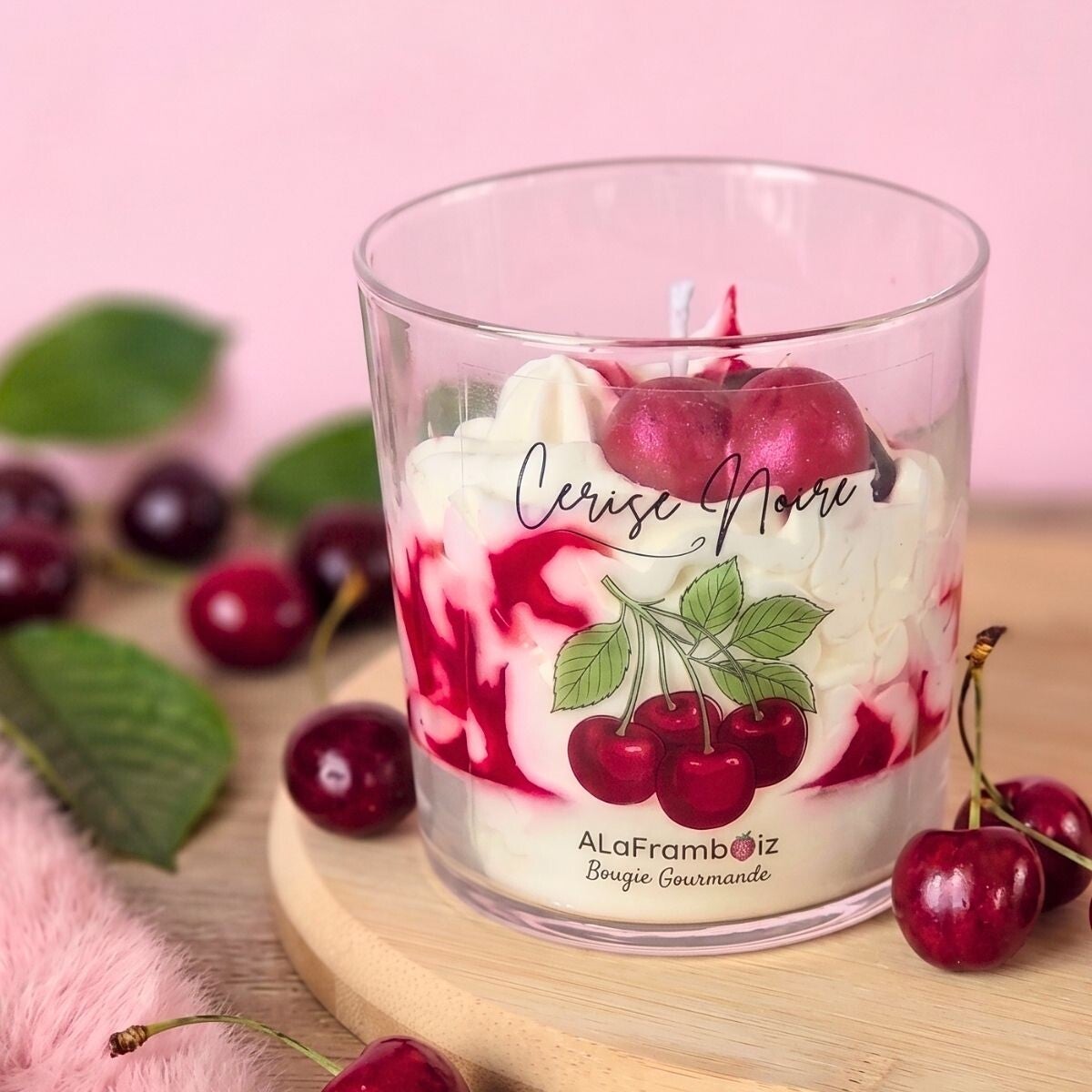 Bougie gourmande Cerise noire