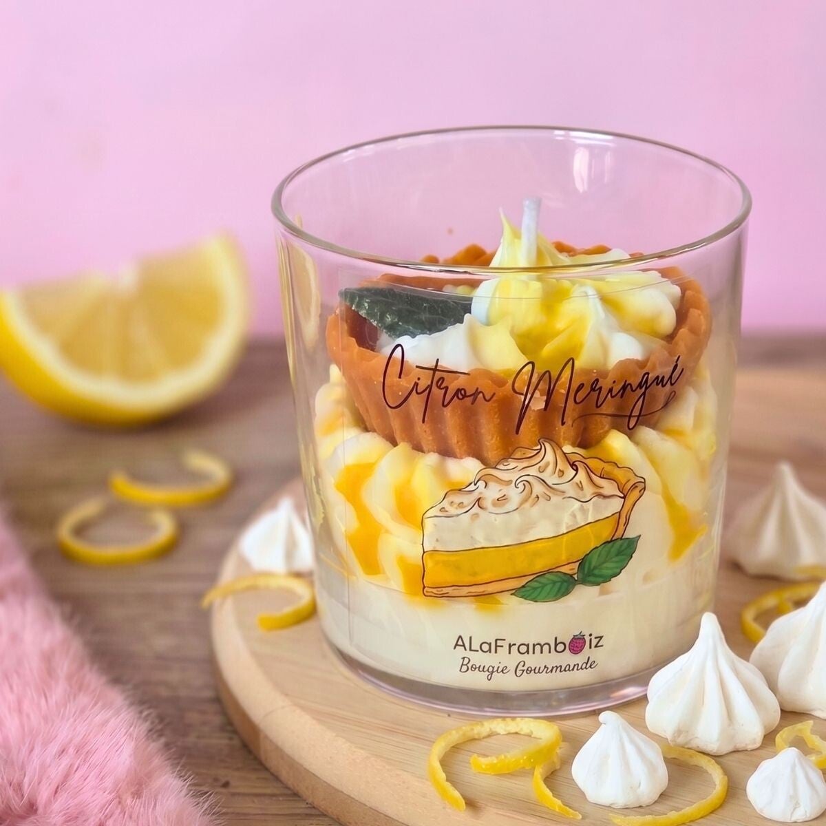 Bougie gourmande Citron meringué
