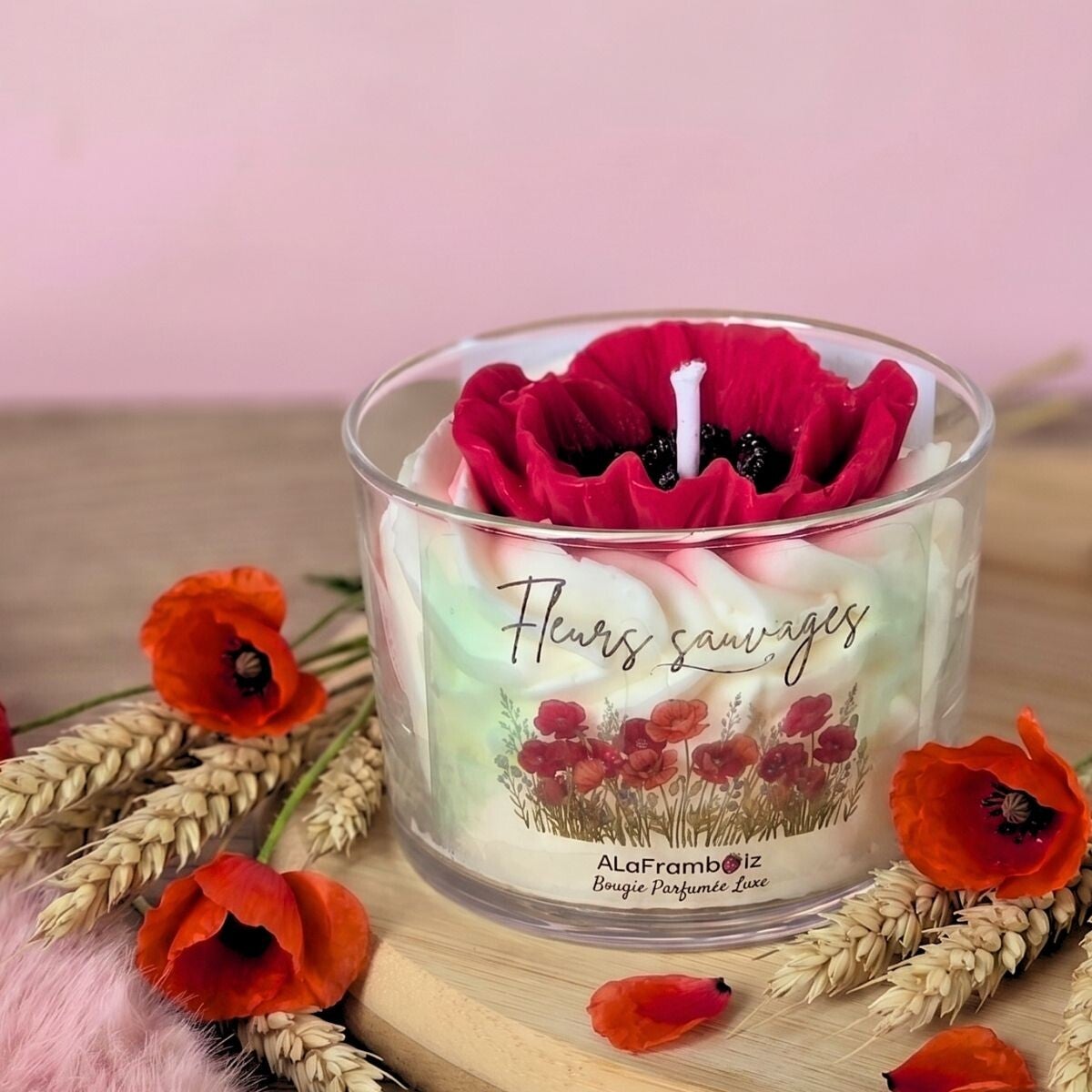 Bougie parfumée de luxe - Fleurs sauvages