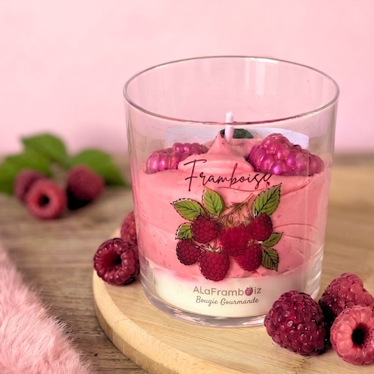 Bougie gourmande Framboise
