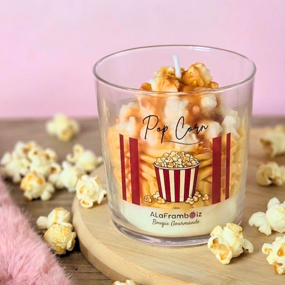 Bougie gourmande Pop corn