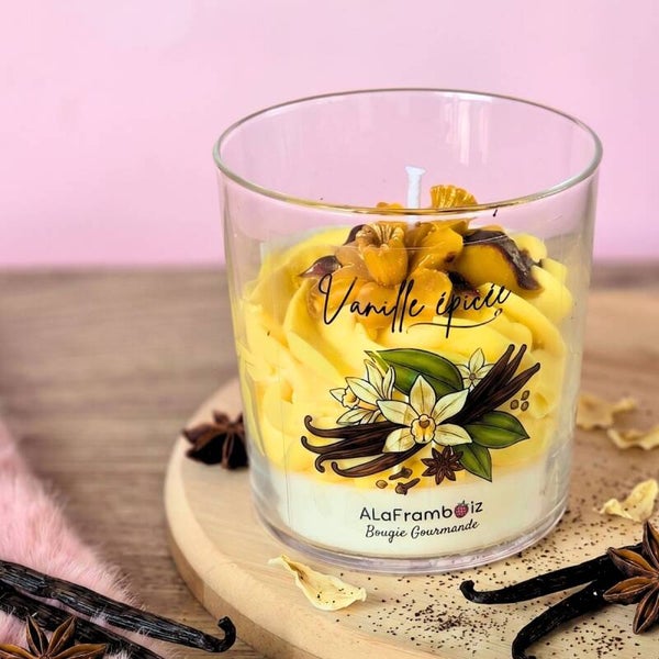 Bougie gourmande Vanille Épicée