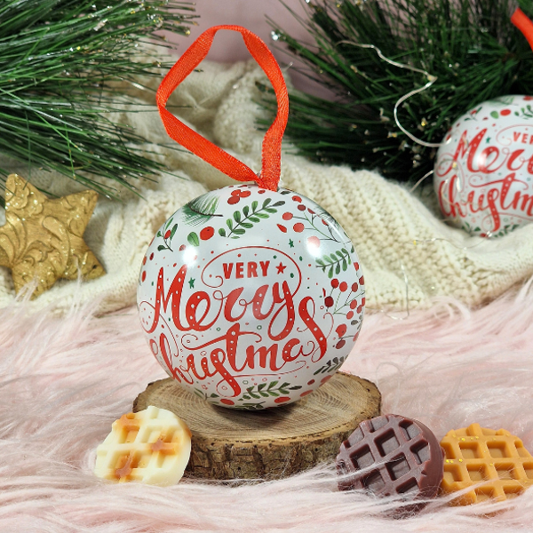 coffret boule cadeau - 5 fondants parfumés surprise