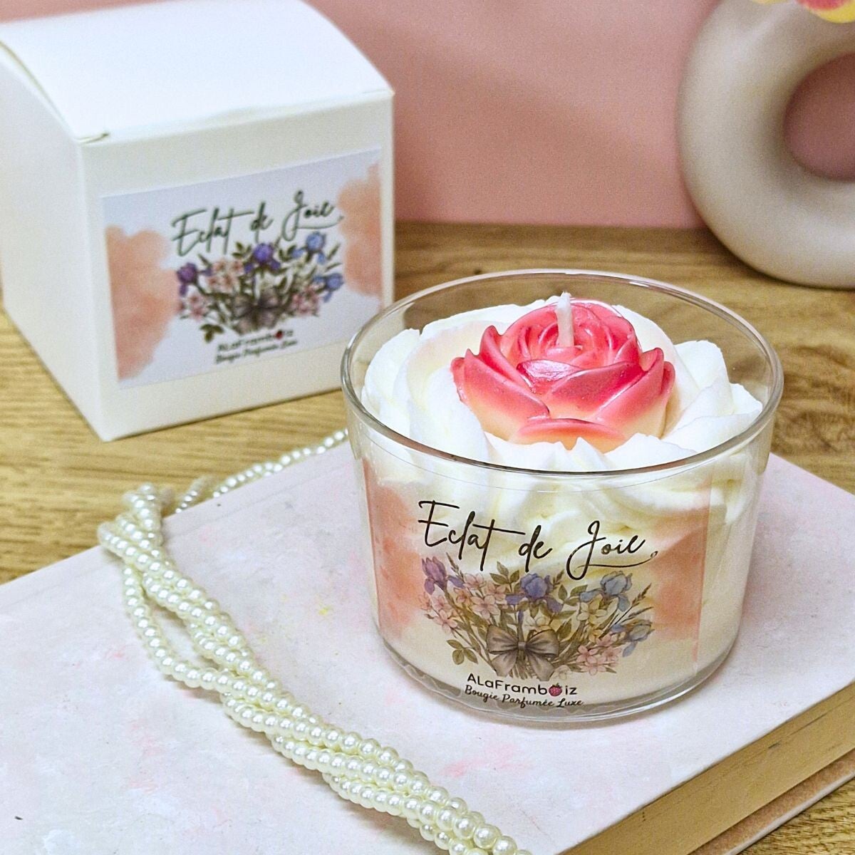 Bougie parfumée de luxe - Eclat de joie