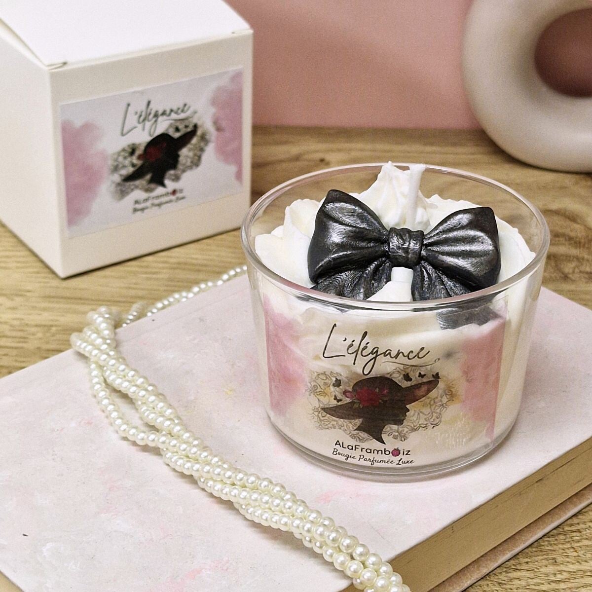 Bougie parfumée de luxe - L'élégance