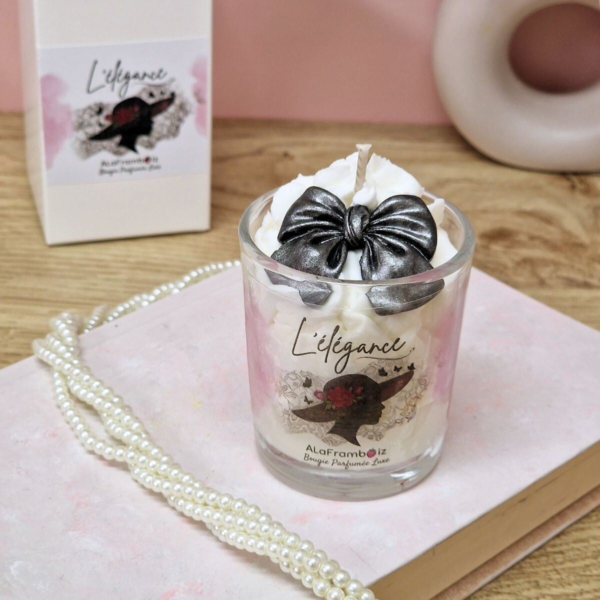 Petite bougie parfumée de luxe -  L'élégance