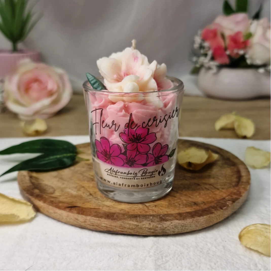 Petite bougie gourmande Fleur de cerisier