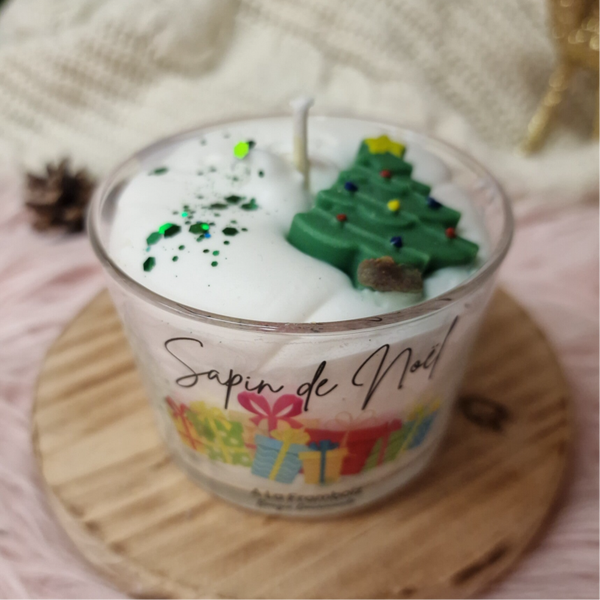Bougie sapin de Noël