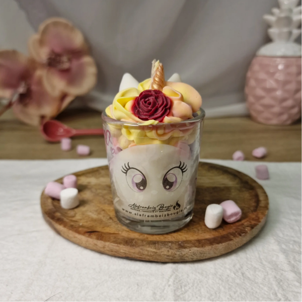 Petite bougie gourmande Licorne