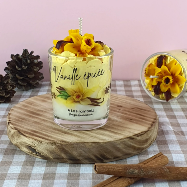 Petite bougie gourmande Vanille épicée