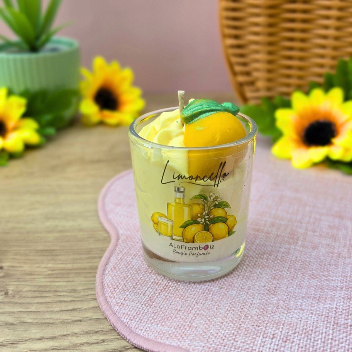Petite bougie gourmande Limoncello - Collection Été