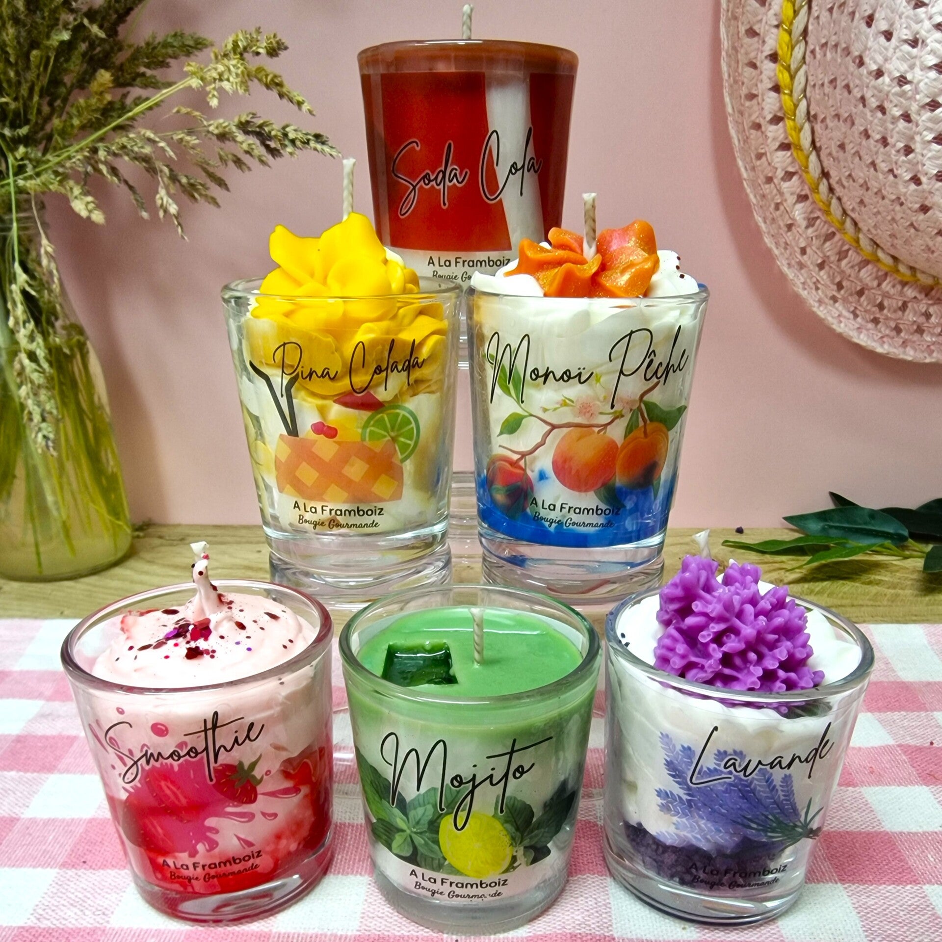 Petite Bougies Gourmandes parfums d’Été – Un concentré de soleil