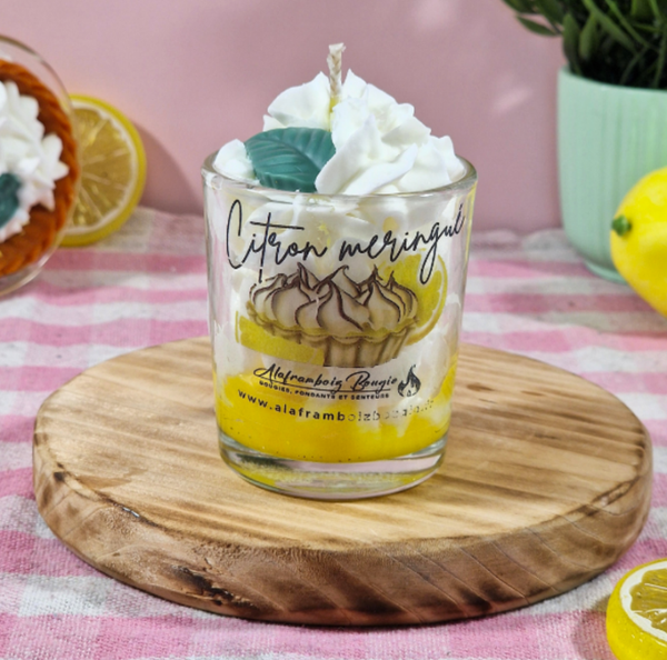 Petite bougie gourmande Citron meringué