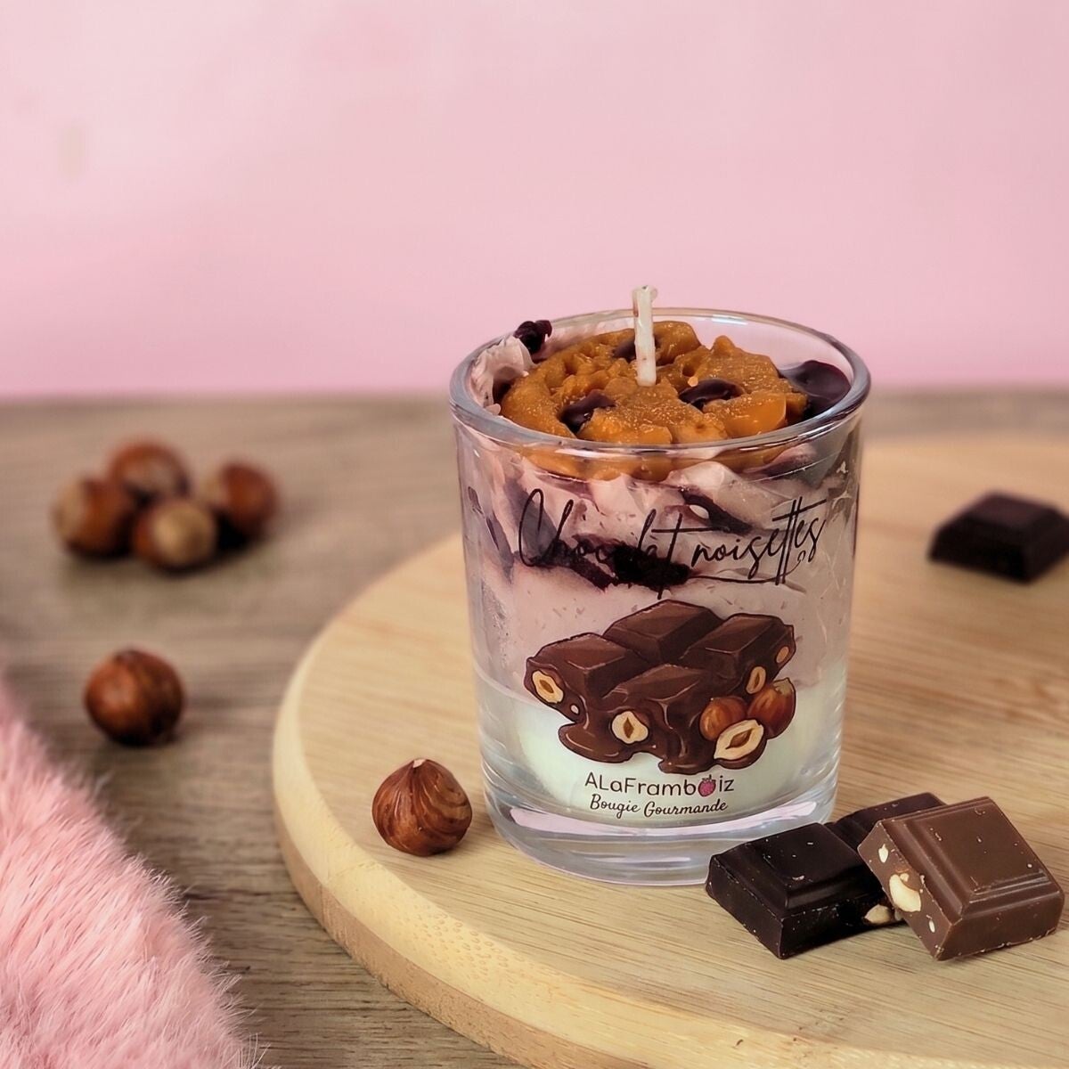 Petite bougie gourmande Chocolat noisette
