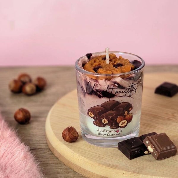 Petite bougie gourmande Chocolat noisette