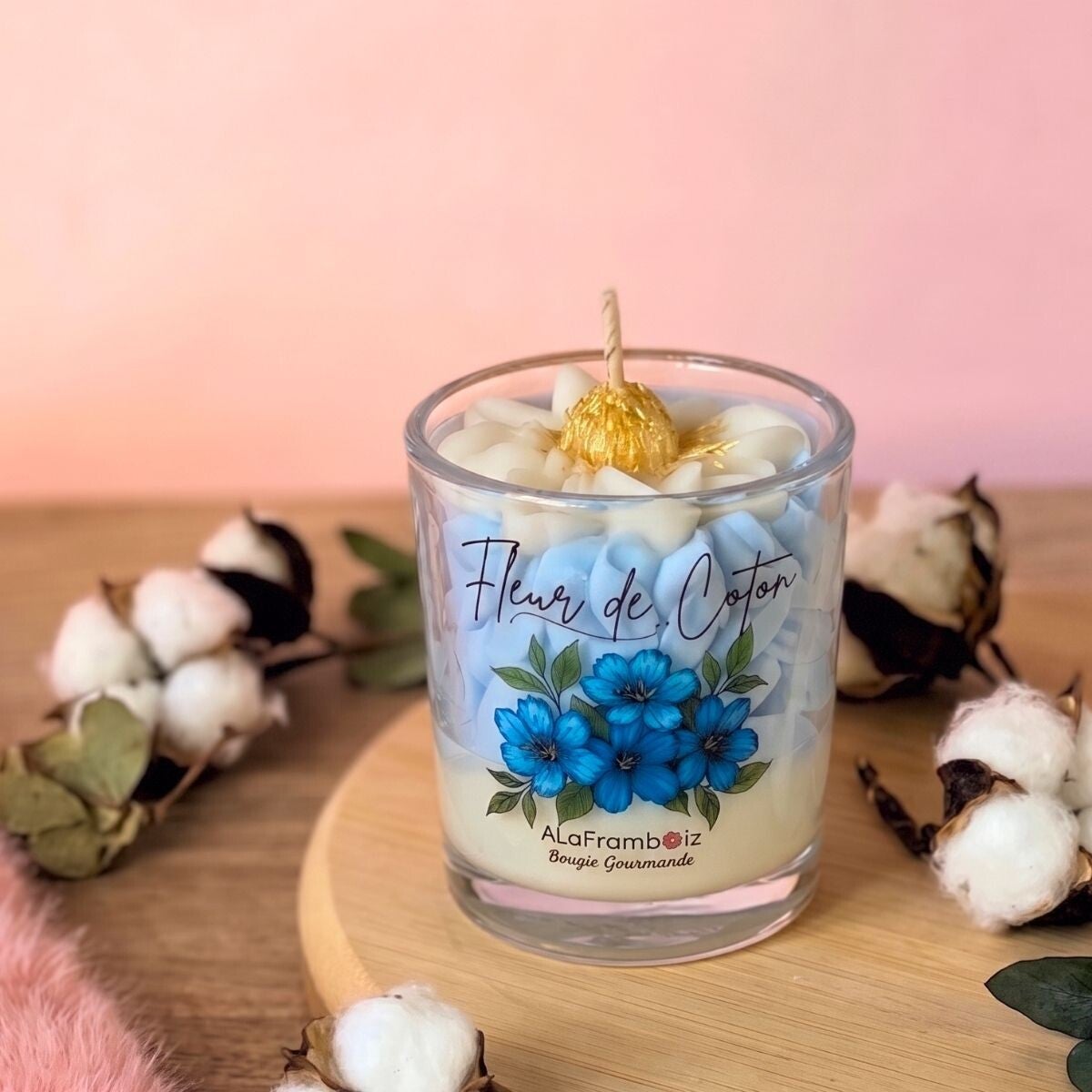 Petite bougie gourmande Fleur de coton