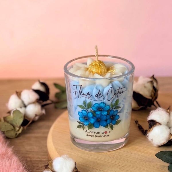 Petite bougie gourmande Fleur de coton