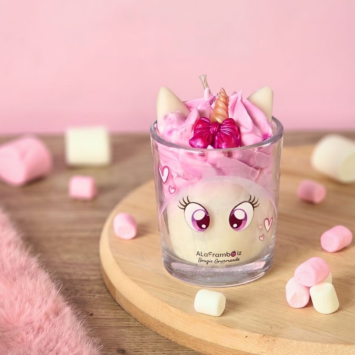 Petite bougie gourmande Licorne