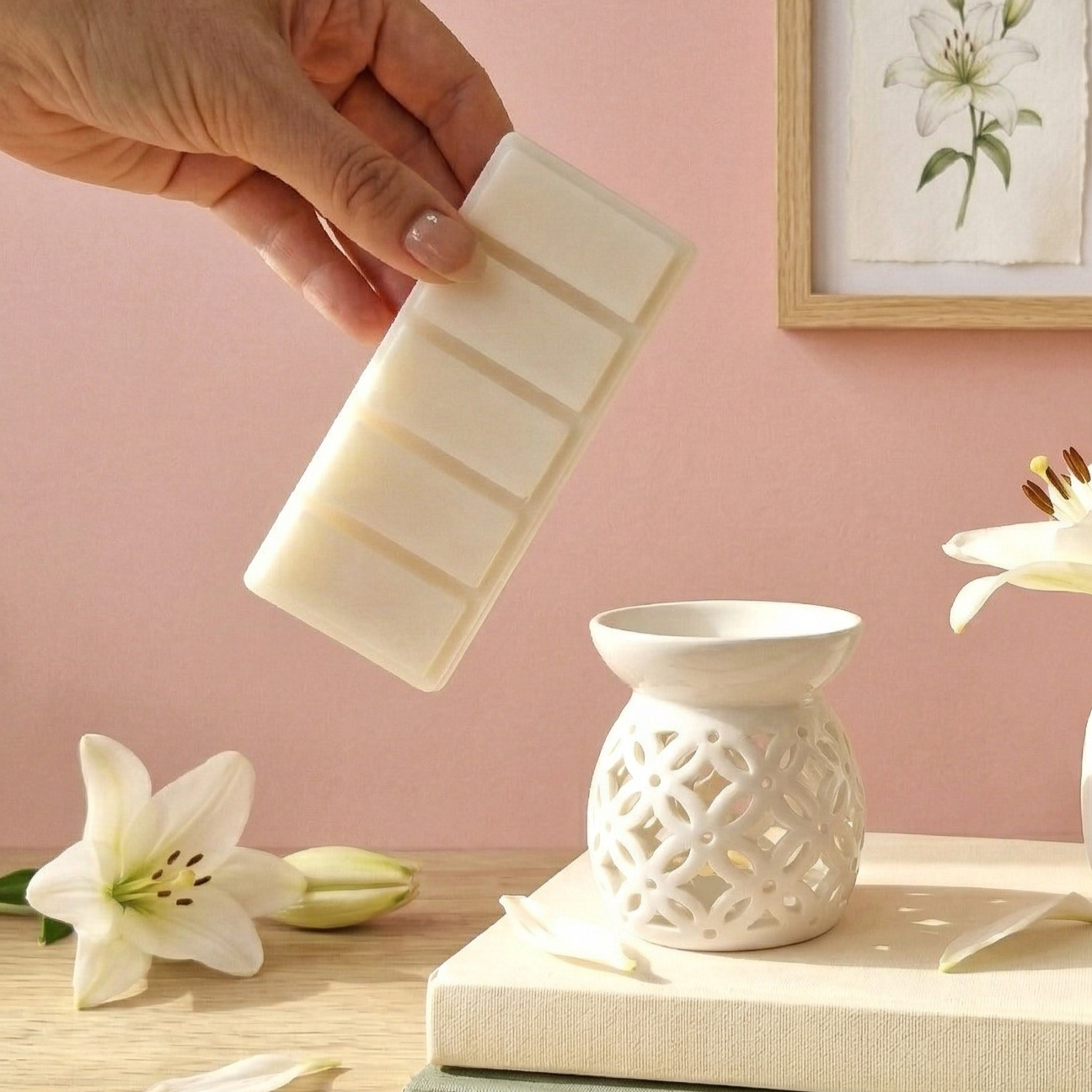 Tablette Fondant Parfumé Lys Blanc