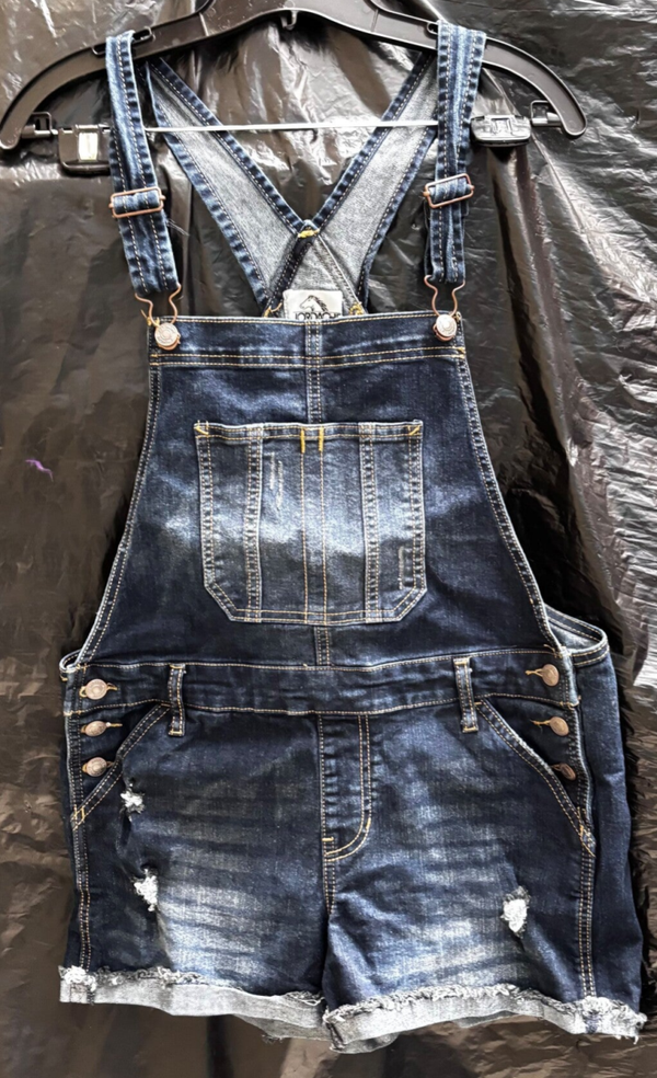 Denim Overall Short