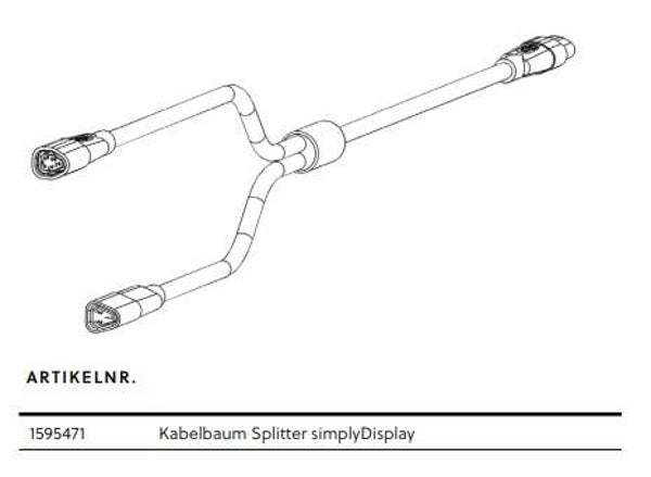 Kabelboom Splitter simplyDisplay