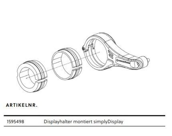 Displayhouder montage steun simplyDisplay
