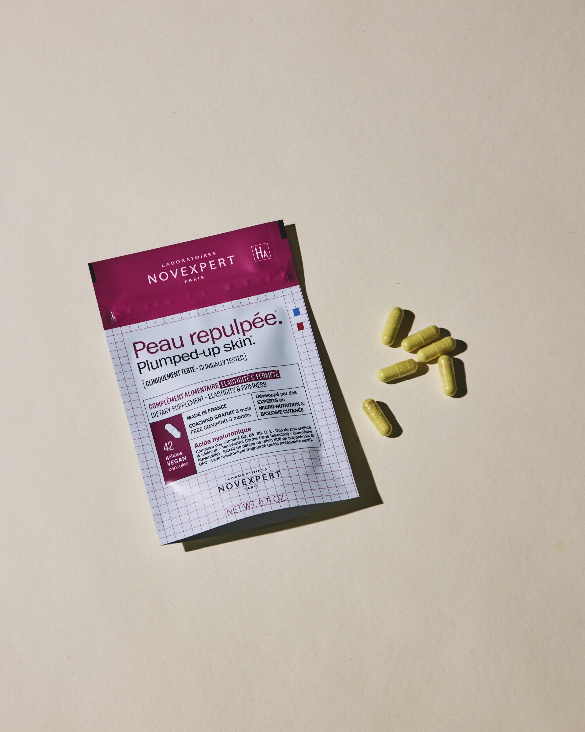 Peau repulpée 42 gélules