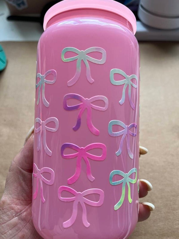 Glas schleife neon