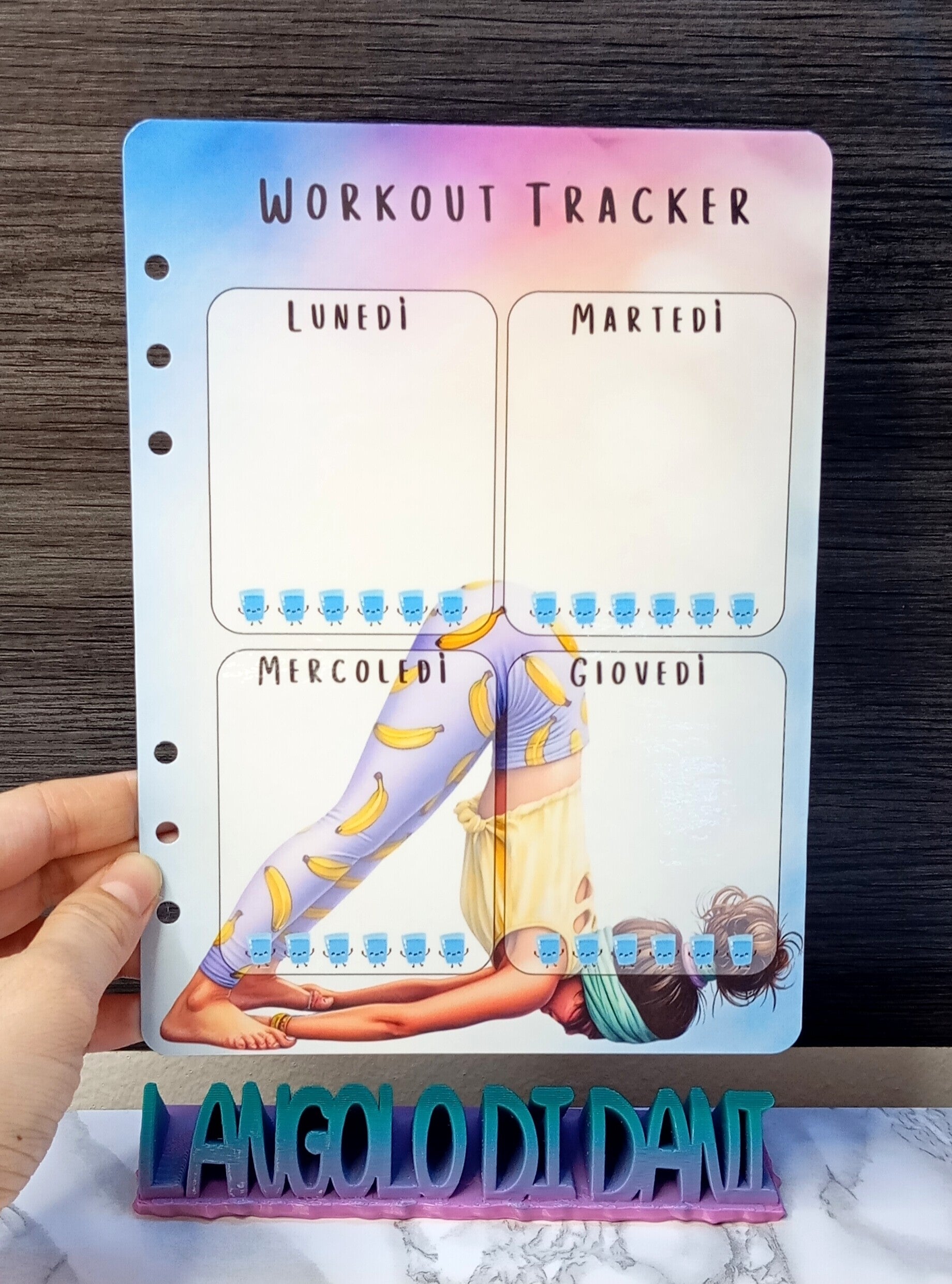 Workout Tracker – Planner Allenamenti (A5)