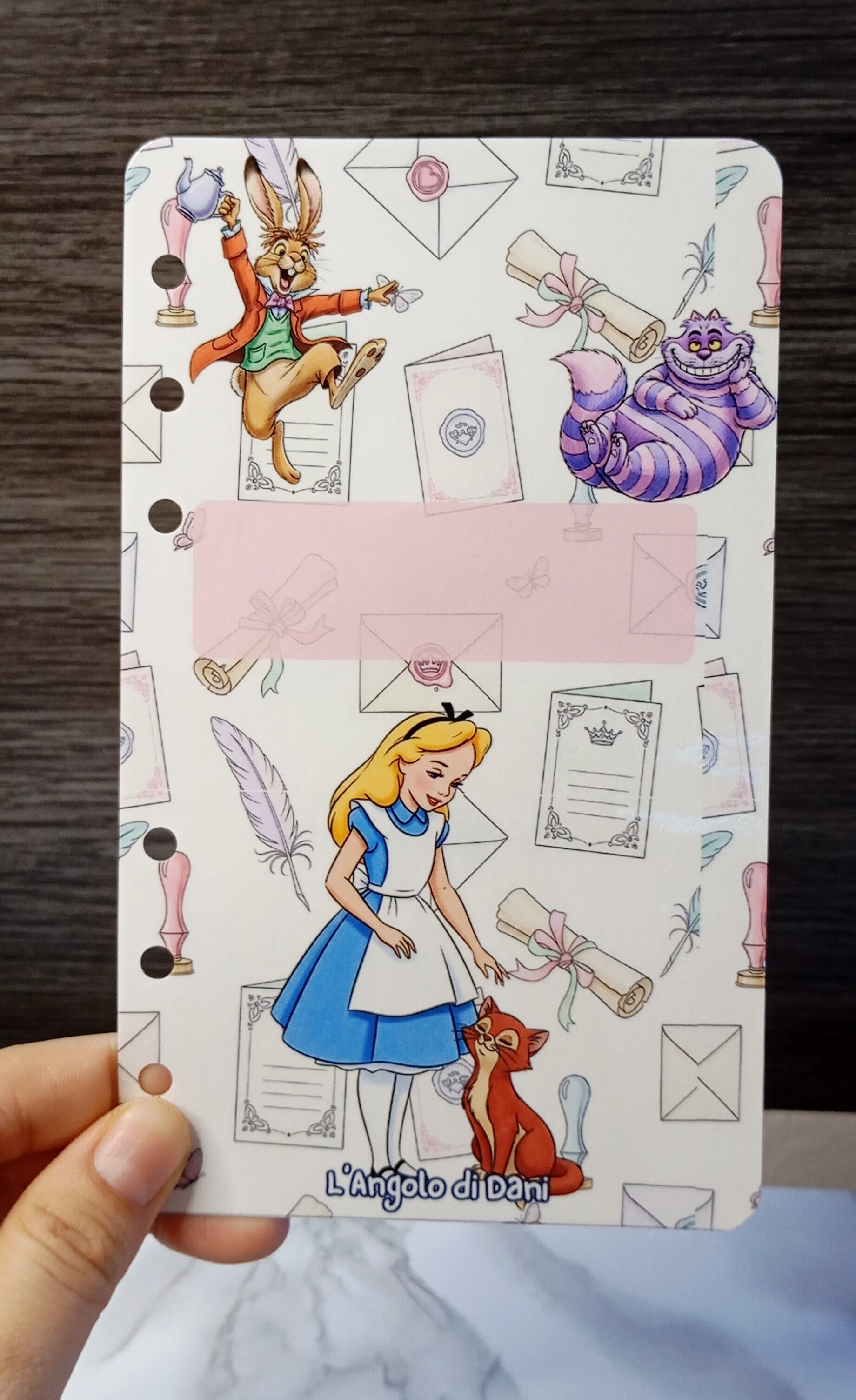 💙 Copertina Tema Alice – Formato A6