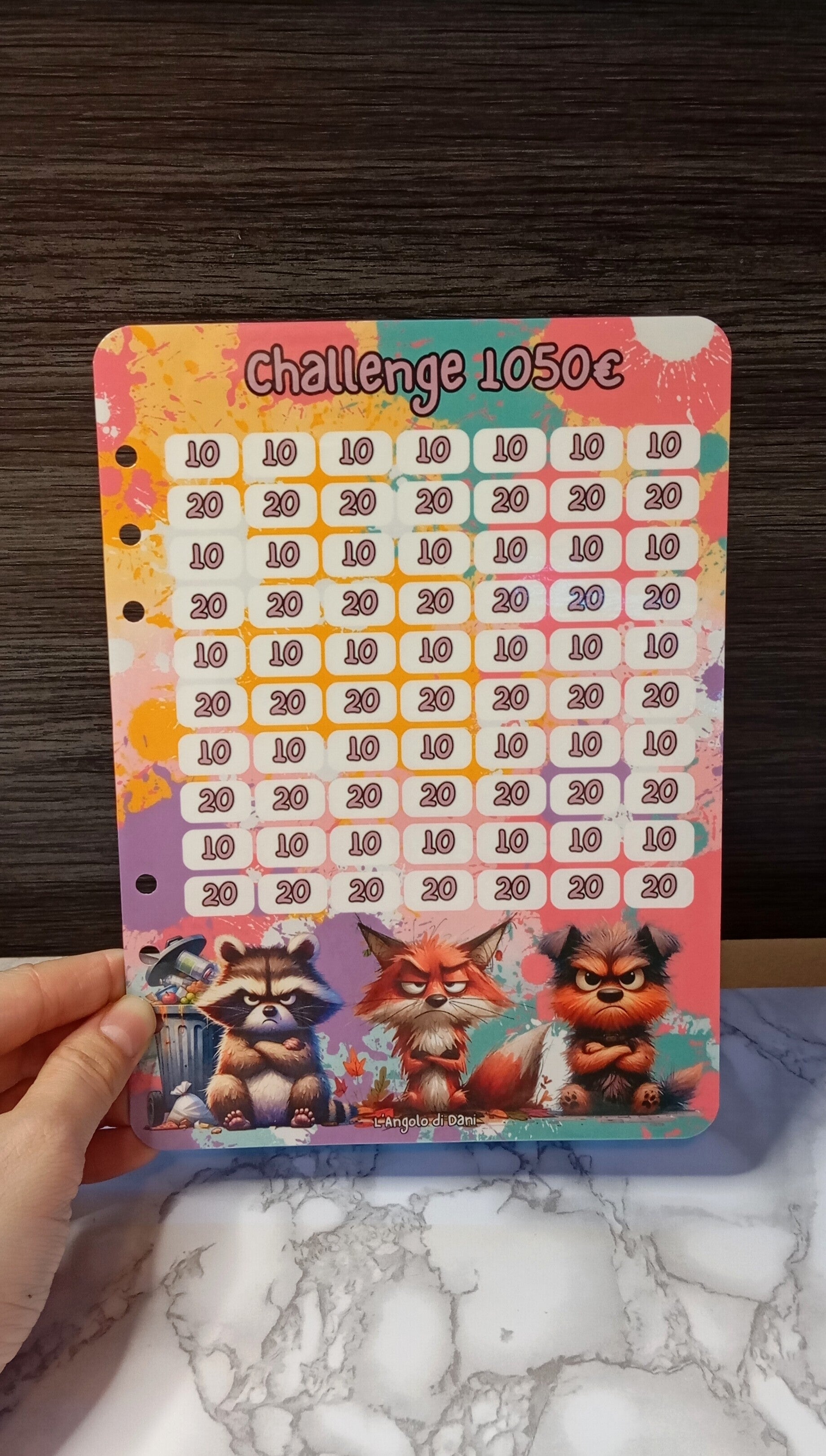 Challenge 1050€ A5 Animali Arrabbiati