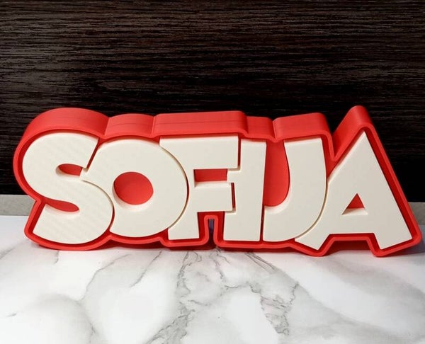 Nome 3D Personalizzato