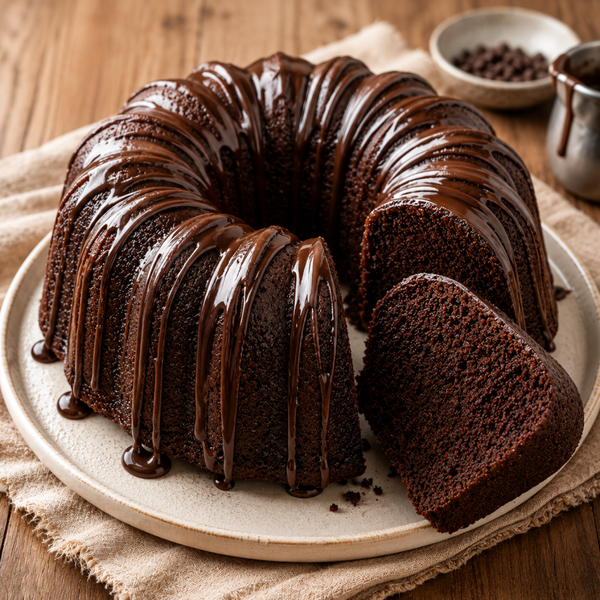 Schokoladen Nuss Kuchen - Decadent Chocolate Pecan Cake