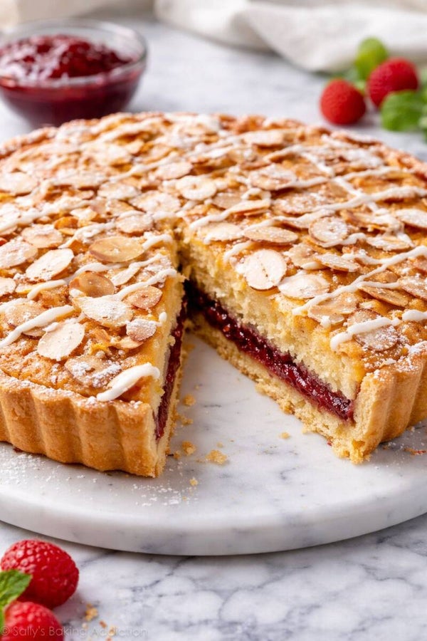 Raspberry Almond Tart