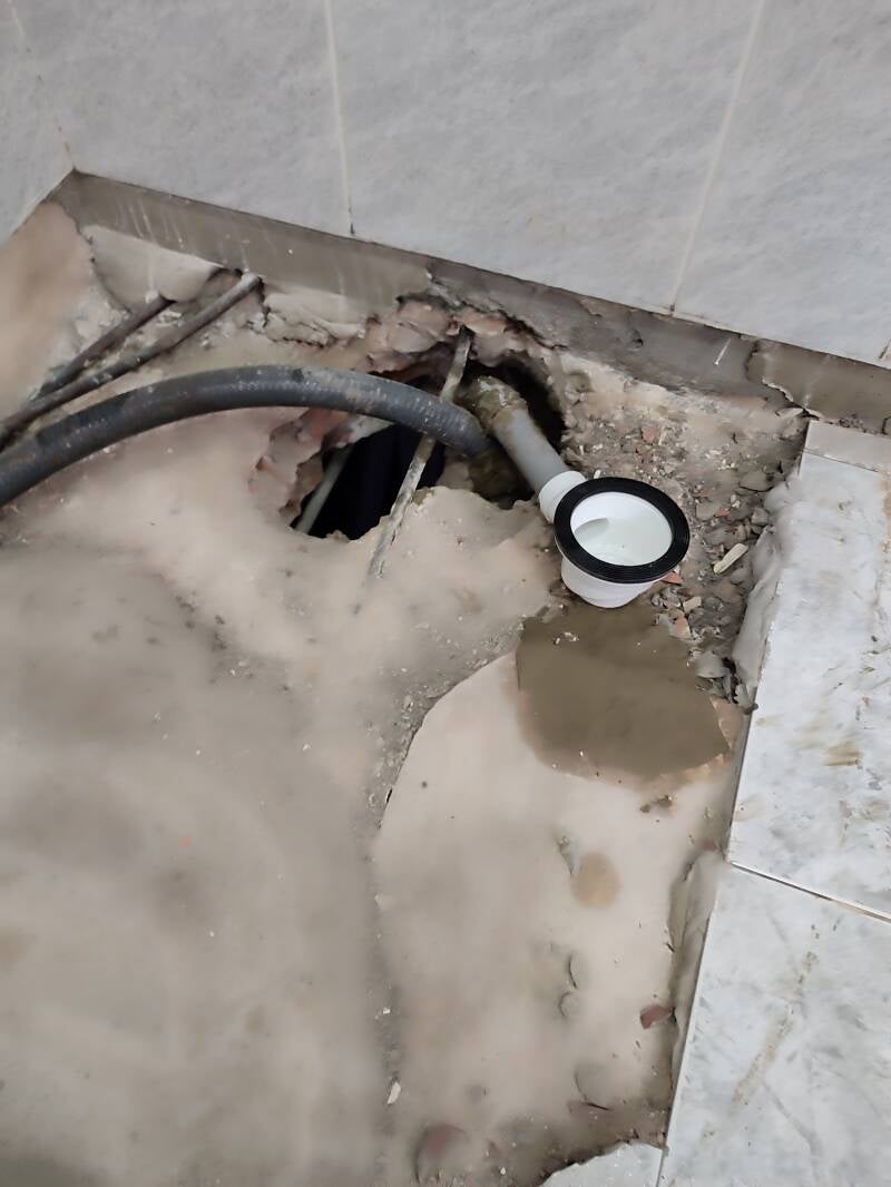 Reparación de desagües de todo tipo.