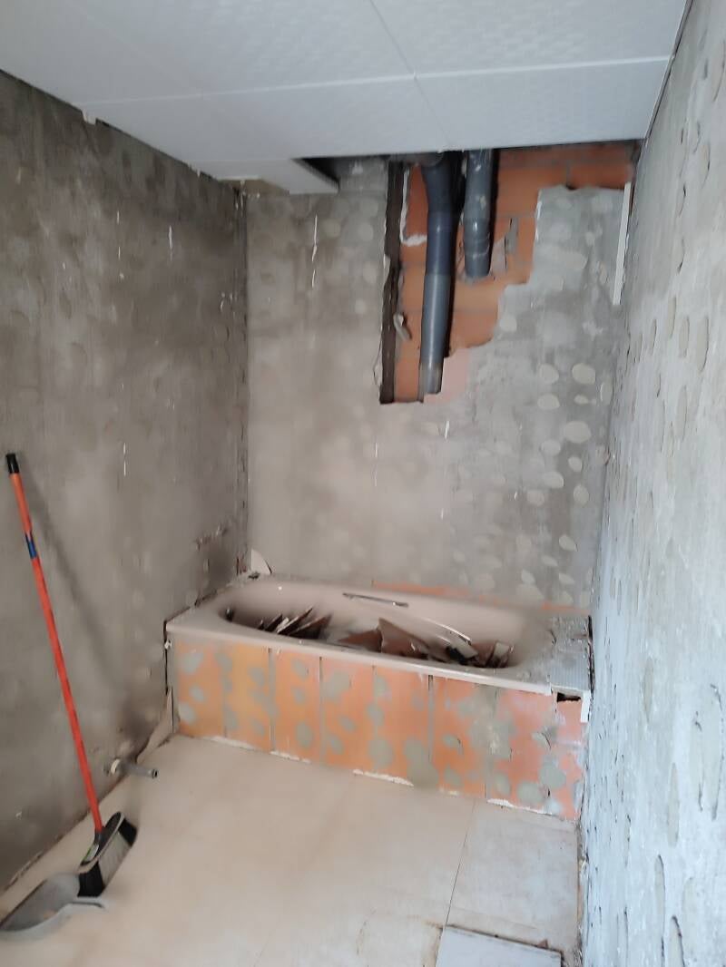 Cambio de bañera por plato de ducha.