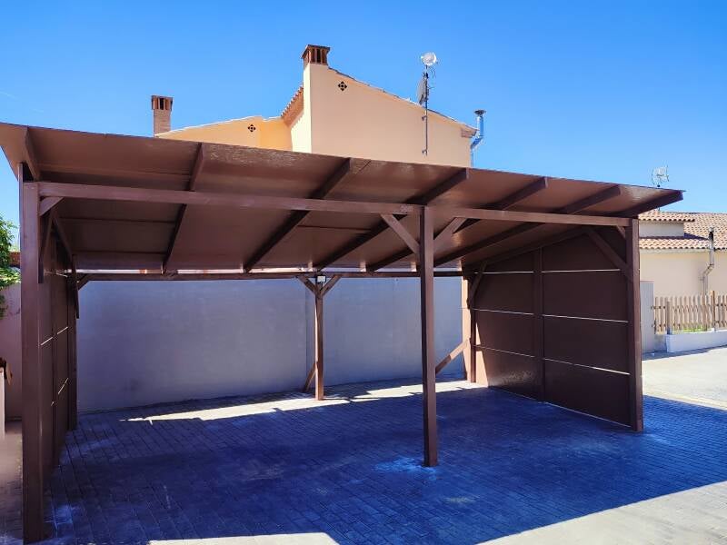Refuerzo de pérgolas y tratamientos.