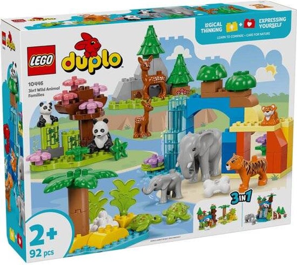duplo familie van wilde dieren
