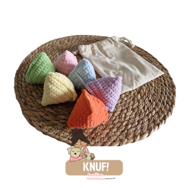 montosorisch driehoek pittenzakjes