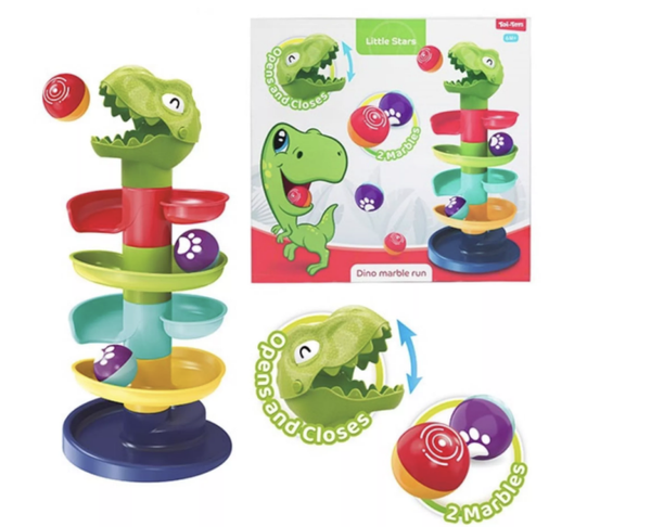 Toi Toys Baby knikkerbaan dinosaurus