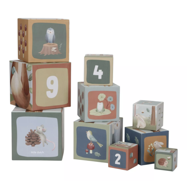 Little Dutch Stapelblokken Forest Friend