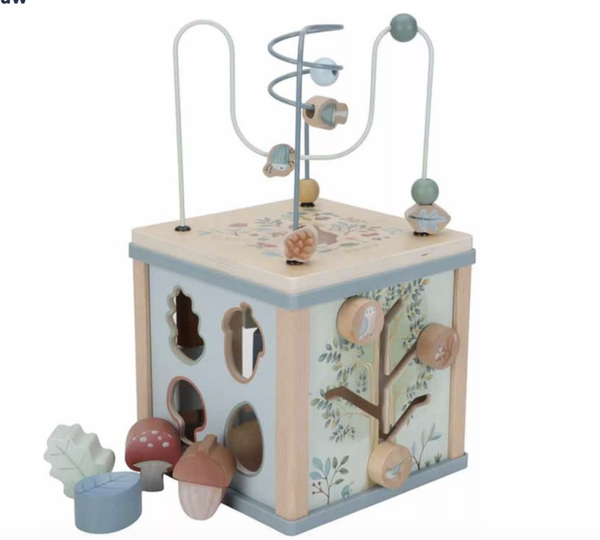 Forest Friends Activiteitenkubus blauw