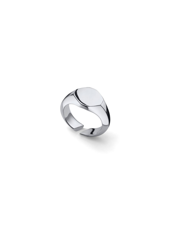 Anello Chevalier argentato